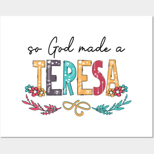 So God Made A Teresa Happy Mother's Day Posters and Art